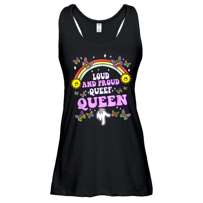 Queef Queen Embarrassing Queefed Inappropriate Queefing Ladies Essential Flowy Tank