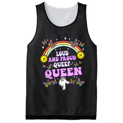Queef Queen Embarrassing Queefed Inappropriate Queefing Mesh Reversible Basketball Jersey Tank