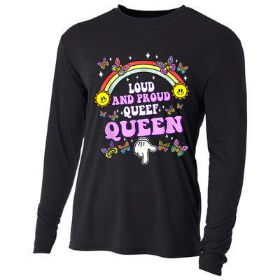 Queef Queen Embarrassing Queefed Inappropriate Queefing Cooling Performance Long Sleeve Crew