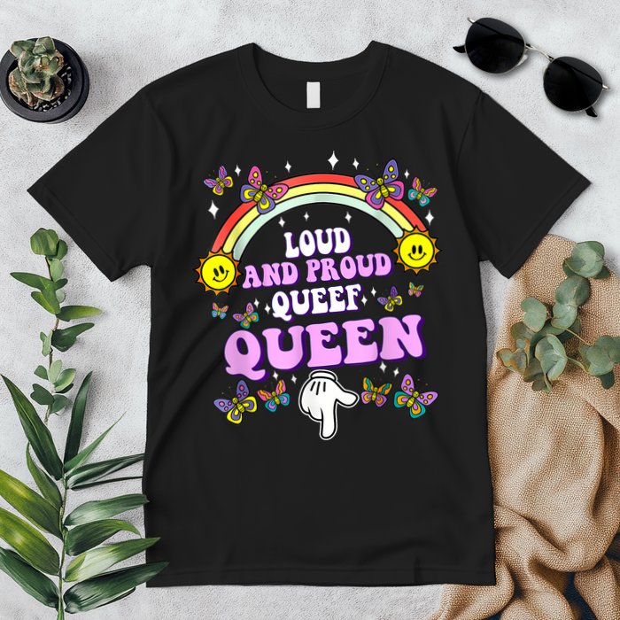 Queef Queen Embarrassing Queefed Inappropriate Queefing Premium T-Shirt