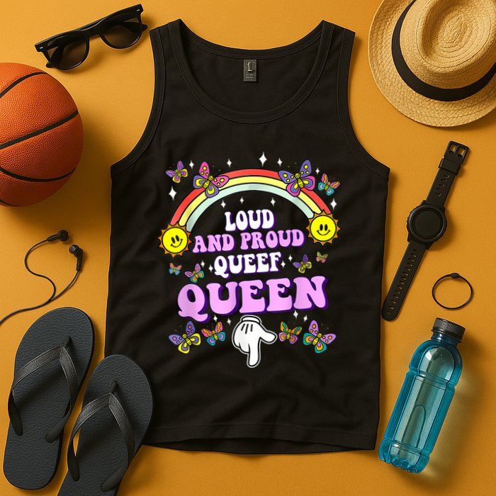 Queef Queen Embarrassing Queefed Inappropriate Queefing Tank Top