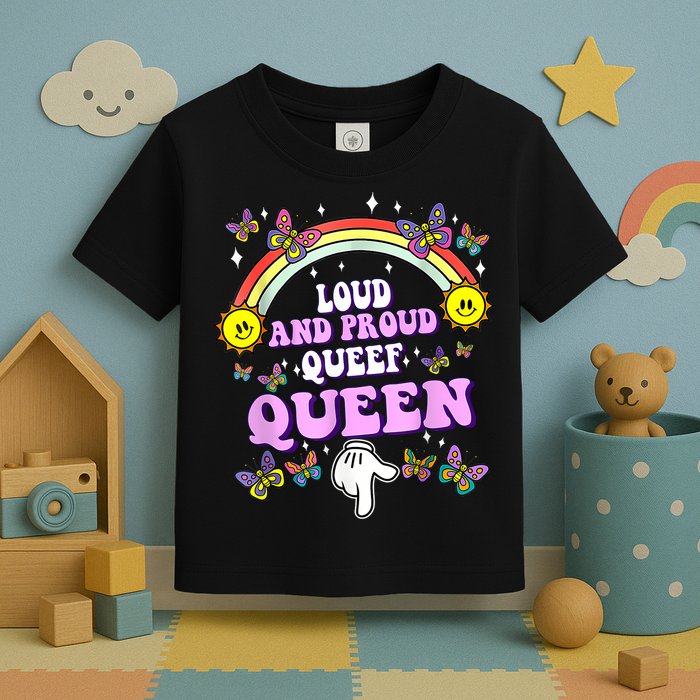 Queef Queen Embarrassing Queefed Inappropriate Queefing Toddler T-Shirt