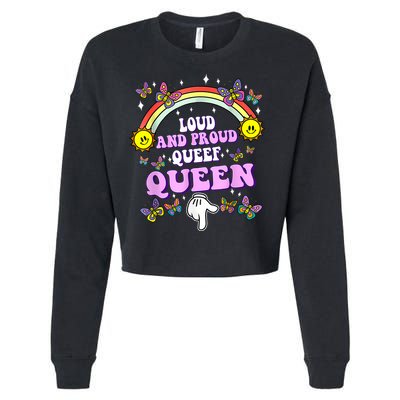 Queef Queen Embarrassing Queefed Inappropriate Queefing Cropped Pullover Crew
