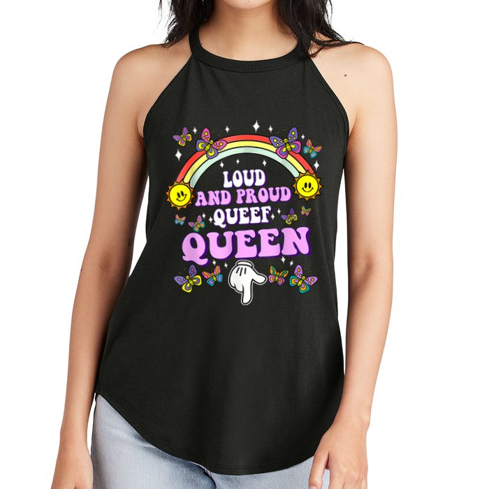 Queef Queen Embarrassing Queefed Inappropriate Queefing Women's Perfect Tri Rocker Tank