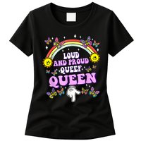 Queef Queen Embarrassing Queefed Inappropriate Queefing Womens T-Shirt