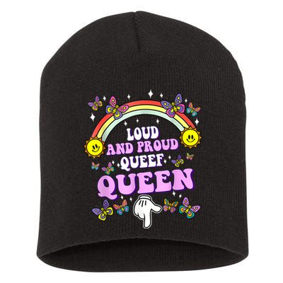 Queef Queen Embarrassing Queefed Inappropriate Queefing Short Acrylic Beanie