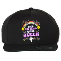 Queef Queen Embarrassing Queefed Inappropriate Queefing Wool Snapback Cap