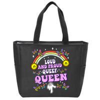 Queef Queen Embarrassing Queefed Inappropriate Queefing Zip Tote Bag