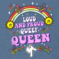 Queef Queen Embarrassing Queefed Inappropriate Queefing Garment-Dyed Sweatshirt