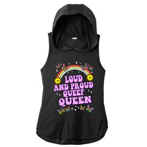 Queef Queen Embarrassing Queefed Inappropriate Queefing Ladies PosiCharge Tri-Blend Wicking Draft Hoodie Tank