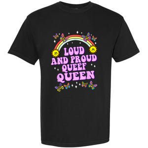 Queef Queen Embarrassing Queefed Inappropriate Queefing Garment-Dyed Heavyweight T-Shirt