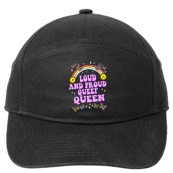 Queef Queen Embarrassing Queefed Inappropriate Queefing 7-Panel Snapback Hat