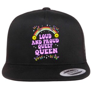 Queef Queen Embarrassing Queefed Inappropriate Queefing Flat Bill Trucker Hat