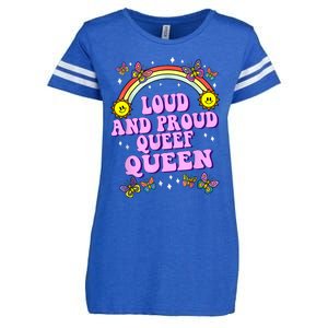 Queef Queen Embarrassing Queefed Inappropriate Queefing Enza Ladies Jersey Football T-Shirt