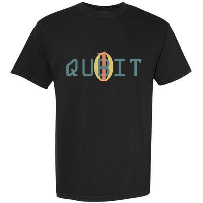Qubit Quantum Entanglement Quantum Computing Physics Gift Garment-Dyed Heavyweight T-Shirt