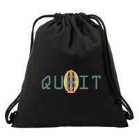 Qubit Quantum Entanglement Quantum Computing Physics Gift Drawstring Bag
