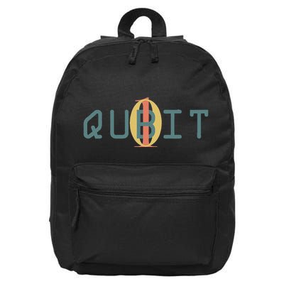 Qubit Quantum Entanglement Quantum Computing Physics Gift 16 in Basic Backpack