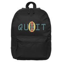 Qubit Quantum Entanglement Quantum Computing Physics Gift 16 in Basic Backpack