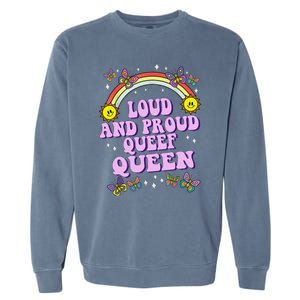 Queef Queen Embarrassing Queefed Inappropriate Garment-Dyed Sweatshirt