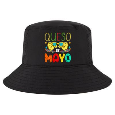 Queso Queen Floral Funny Cinco De Mayo Sarcastic Food Taco Cool Comfort Performance Bucket Hat