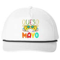 Queso Queen Floral Funny Cinco De Mayo Sarcastic Food Taco Snapback Five-Panel Rope Hat