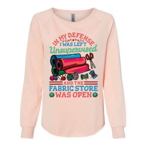 Quilting Quilter Sewer Sewing Funny Womens California Wash Sweatshirt