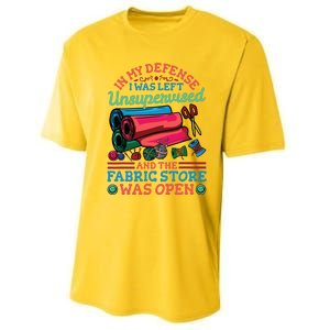 Quilting Quilter Sewer Sewing Funny Performance Sprint T-Shirt