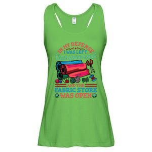 Quilting Quilter Sewer Sewing Funny Ladies Essential Flowy Tank