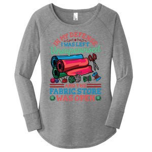 Quilting Quilter Sewer Sewing Funny Women's Perfect Tri Tunic Long Sleeve Shirt