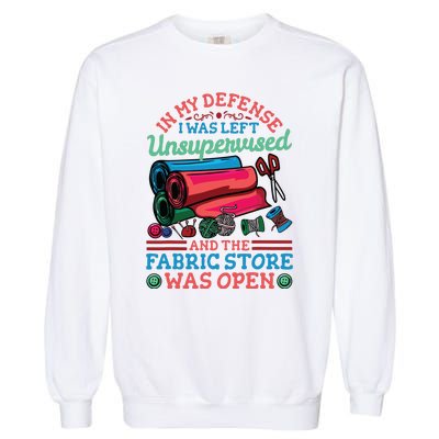 Quilting Quilter Sewer Sewing Funny Garment-Dyed Sweatshirt