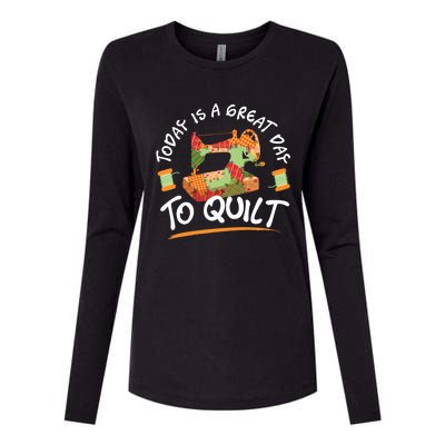 Quilting Quilt Sewing Machine Funny Sew Sewer Quilter Funny Gift Cool Gift Womens Cotton Relaxed Long Sleeve T-Shirt