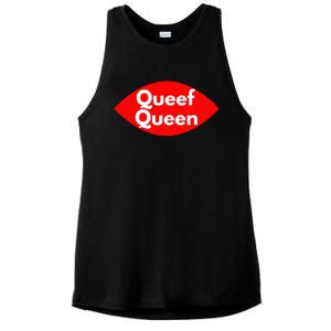 Queef Queen Sexy Clothes For Women And Men Ladies PosiCharge Tri-Blend Wicking Tank