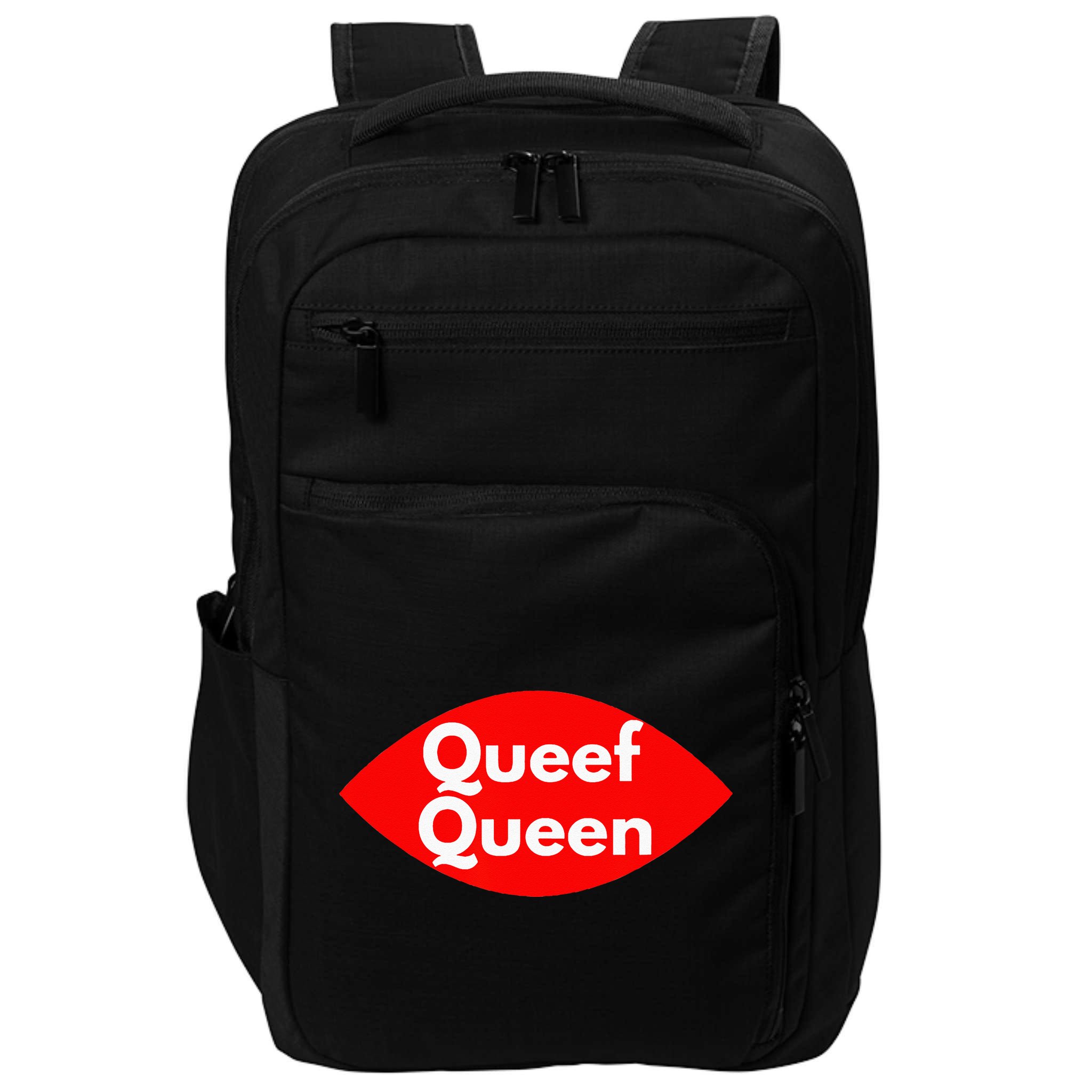 Queef Queen Sexy Clothes For Women And Men Impact Tech Backpack