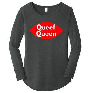 Queef Queen Sexy Clothes For Women And Men Women's Perfect Tri Tunic Long Sleeve Shirt