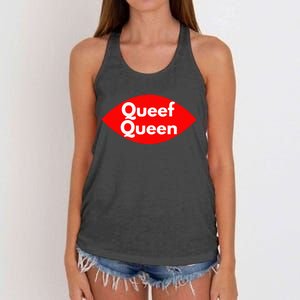 Queef Queen Sexy Clothes For Women And Men Women's Knotted Racerback Tank