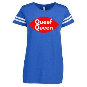 Queef Queen Sexy Clothes For Women And Men Enza Ladies Jersey Football T-Shirt