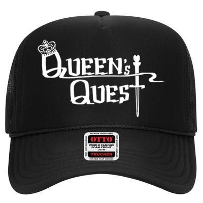 QueenS Quest Unit High Crown Mesh Back Trucker Hat