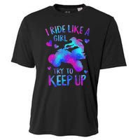 Quad Ride Like A  Try Keep Up Four wheeler Rider Cooling Performance Crew T-Shirt