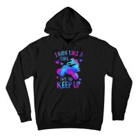 Quad Ride Like A  Try Keep Up Four wheeler Rider Hoodie