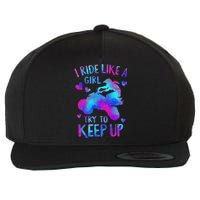 Quad Ride Like A  Try Keep Up Four wheeler Rider Wool Snapback Cap