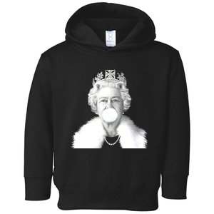 Queen RIP Queen Elizabeth II Bubble Gum Funny Royal Family UK Flag Toddler Hoodie