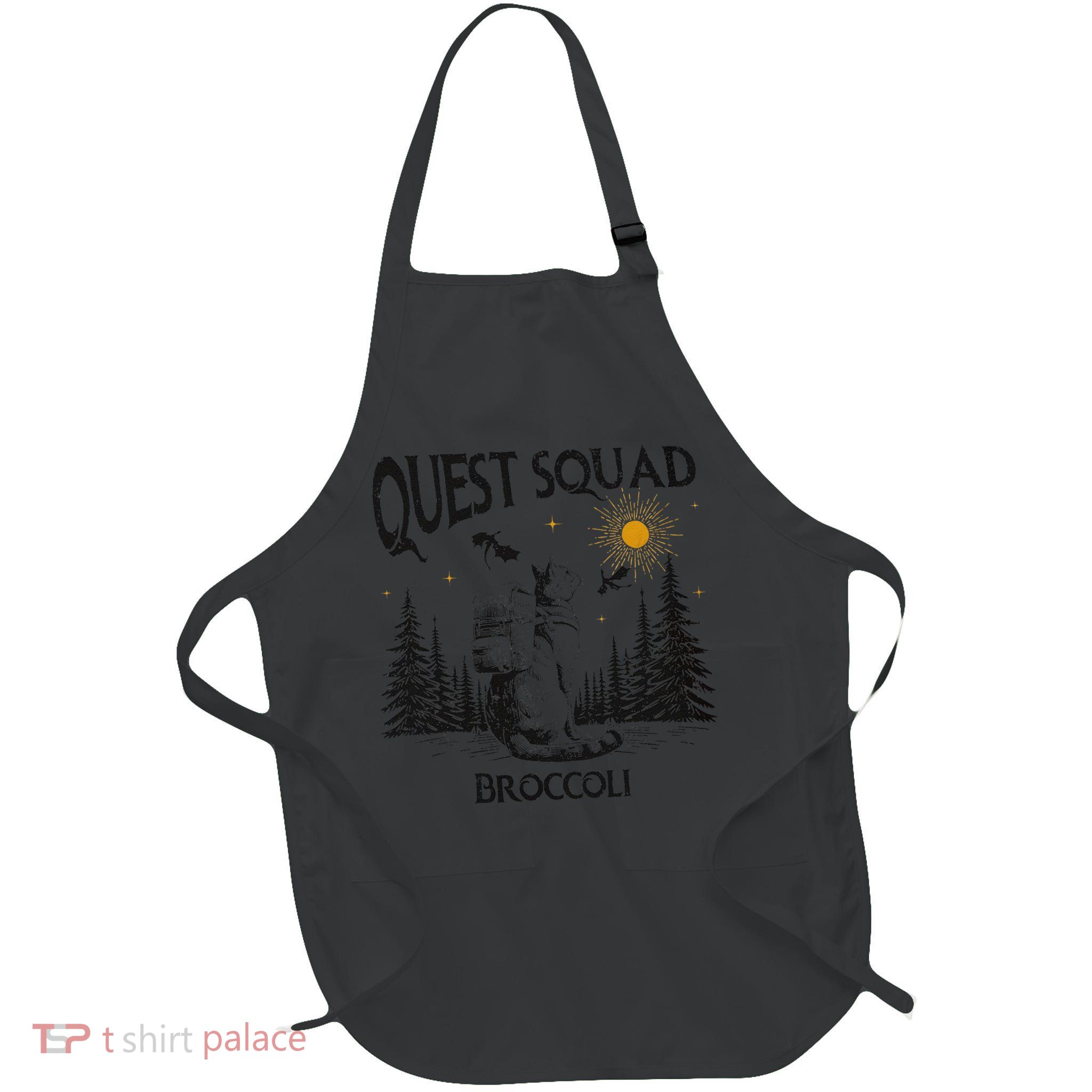 Quest Squad 4th Wing Wingleader Dragon Broccoli Apron