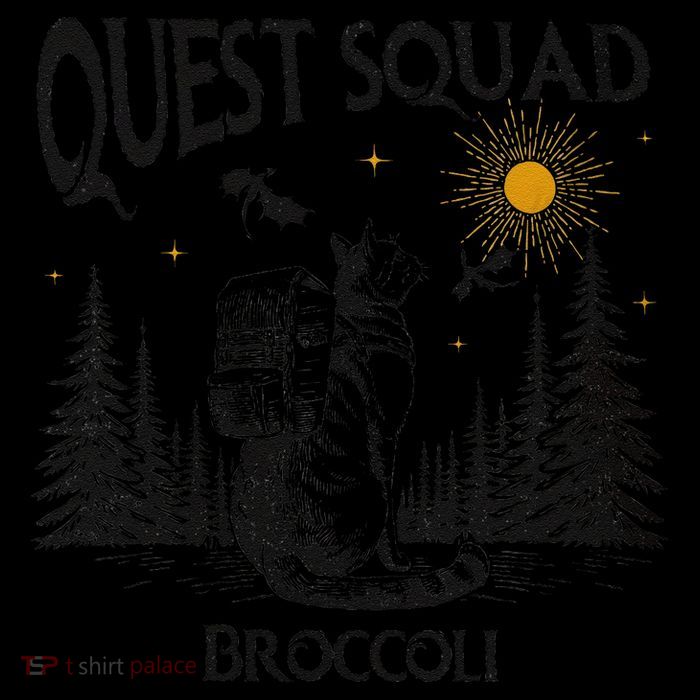 Quest Squad 4th Wing Wingleader Dragon Broccoli Drawstring Bag