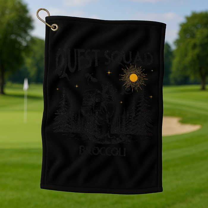 Quest Squad 4th Wing Wingleader Dragon Broccoli Golf Towel
