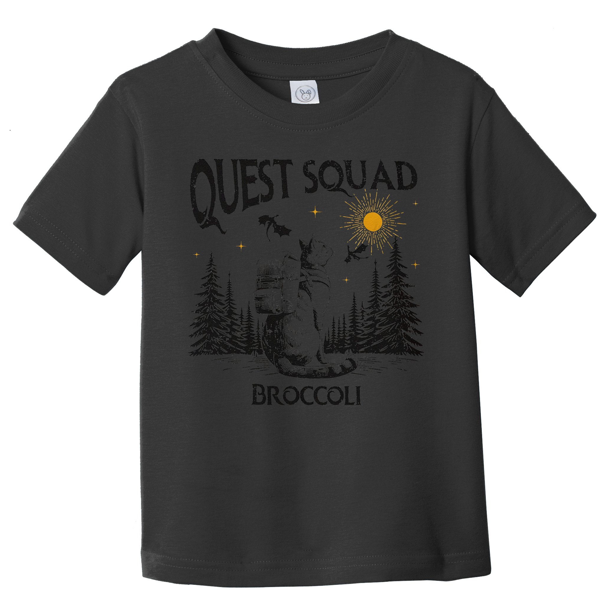 Quest Squad 4th Wing Wingleader Dragon Broccoli Toddler T-Shirt