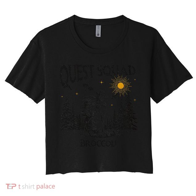 Quest Squad 4th Wing Wingleader Dragon Broccoli Crop Top