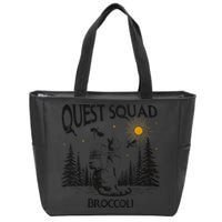 Quest Squad 4th Wing Wingleader Dragon Broccoli Zip Tote Bag