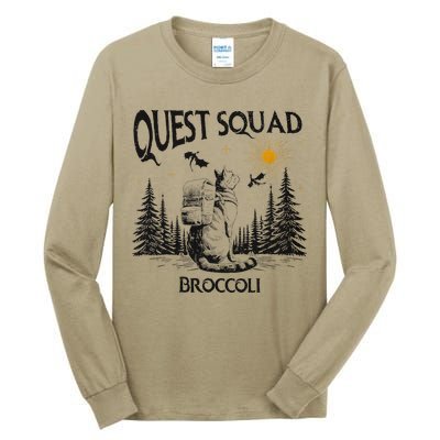 Quest Squad 4th Wing Wingleader Dragon Broccoli Tall Long Sleeve T-Shirt