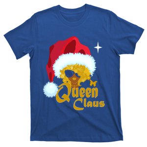 Queen Santa African American Christmas Melanin Gift T-Shirt