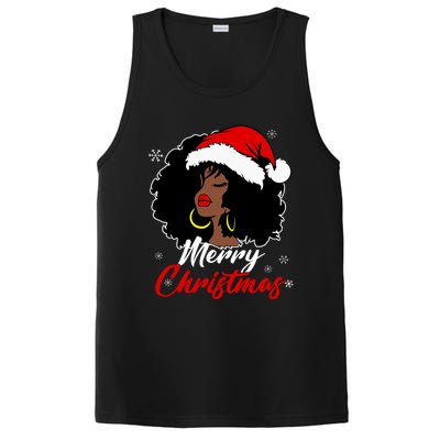 Queen Santa African American Merry Christmas Melanin PosiCharge Competitor Tank